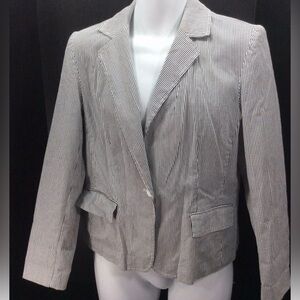 Women's Striped Blazer Jacket